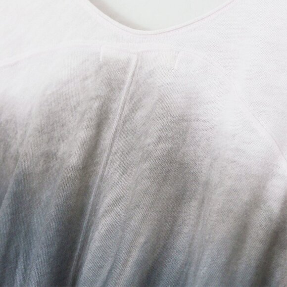 Free People Paradise Dip Dye Tee Lilac Fog Combo Oversized Flowy Knit Beach XS - Picture 14 of 16